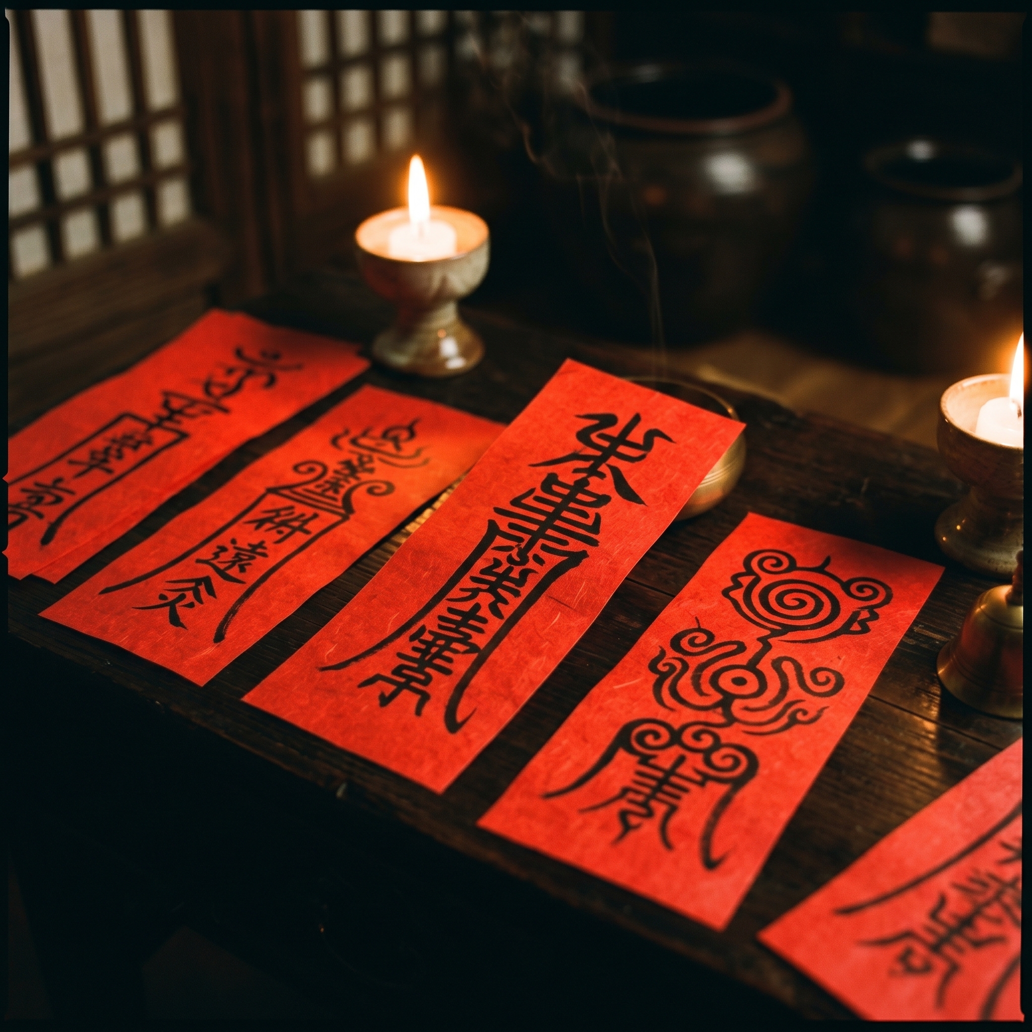 부적 — 쌍기도가 담긴 부적